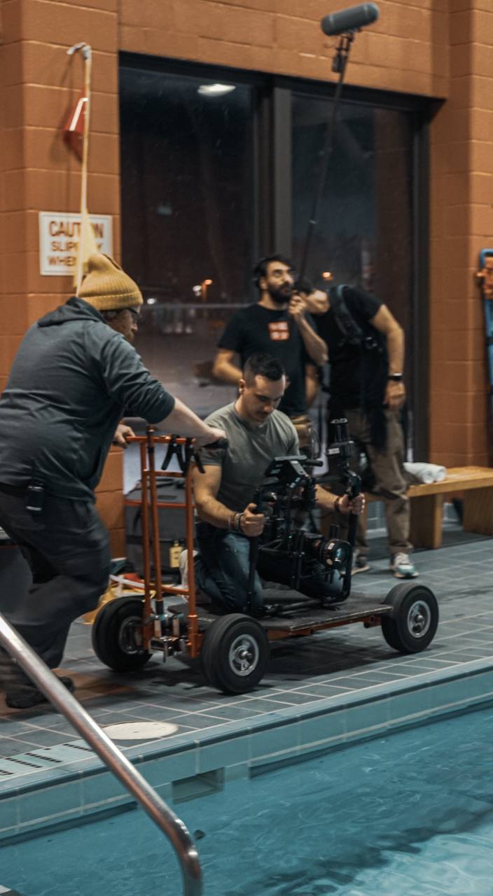 Behind the scenes