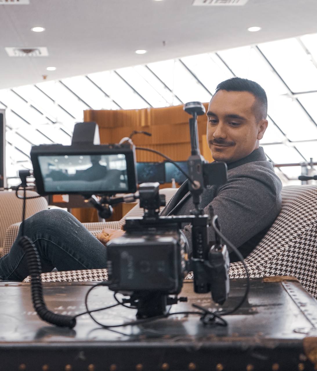 Behind the scenes